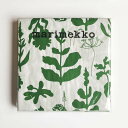 マリメッコ marimekko ペーパーナプキン 紙ナプキン ランチサイズ ihr 20枚 936920 ELOKUUN VARJOT エロクーン ヴァルヨット green ホワイト+グリーン 北欧