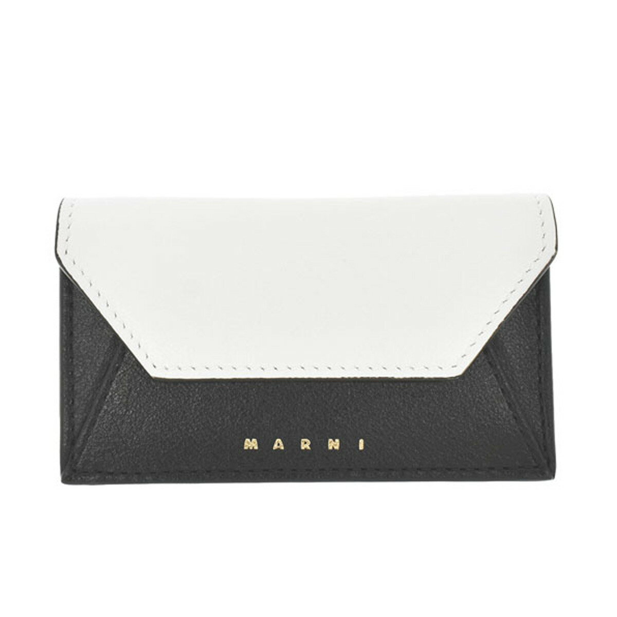 マルニ MARNI 名刺入れ PFMO0074U0 P2644 ZO432 BUSINESS CARD CASE カードケース メンズ レディース ブラック+ホワイト