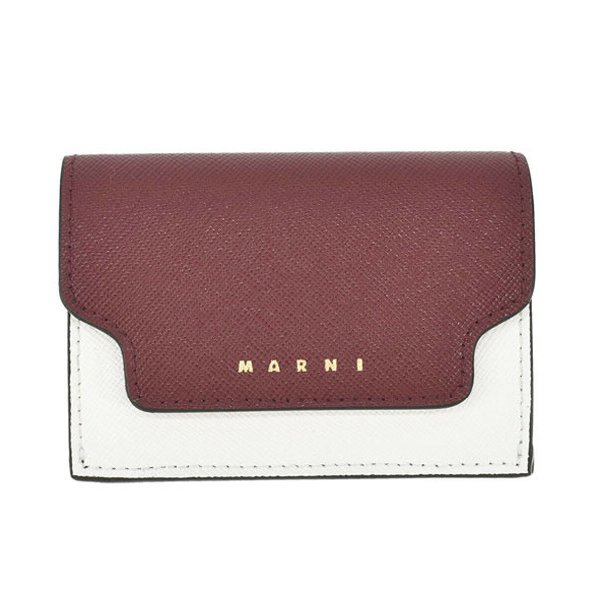 マルニ MARNI 三つ折り財布 PFMOW02U25 LV520 Z475N TRIFOLD YEN WALLET 小銭入れ付き ミニ財布 レディース レッド系マルチ