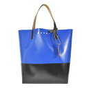 マルニ MARNI トートバッグ SHMQ0037A0 P3572 ZO226 TRIBECA SHOPPING BAG N/S ショッピングバッグ ショルダーバッグ メンズ ブルー+ブラック