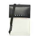 マルニ スマホショルダー マルニ MARNI ポシェット TEMI0004A4 P3572 Z2P90 PHONE CC HOLDER フォンケース スマホショルダー メンズ レディース アクセサリー オフホワイト系+ブラック