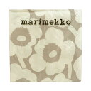 マリメッコ marimekko ペーパーナプキン 紙ナプキン ランチサイズ ihr 20枚 552658 ウニッコ UNIKKO linen cream グレー...