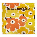 マリメッコ marimekko ペーパーナプキン 紙ナプキン ランチサイズ ihr 20枚 552770 ミニ ウニッコ MINI UNIKKO yellow ホワイト+イエロー+オレンジ系 北欧