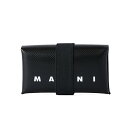 マルニ MARNI 財布 三つ折り財布 折りたたみ財布 小銭入れ付き ロゴストラップ付き PFMI0007U2 P5769 01N99 レディース ブラック