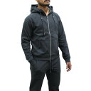 ムーレー MOORER スウェットパーカー パンツ セットアップ NORCIA TUTA-RAF ANTRACITE ZIP HOODIE フーディ メンズ ダ...