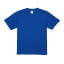 ユナイテッドアスレ United Athle 半袖 Tシャツ トップス アパレル 無地 ダブルステッチ 5942-01 0085 6.2オンス メンズ レディース ユニセックス ロイヤルブルー