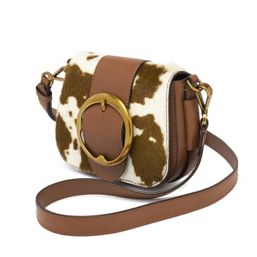 ラルフローレン Ralph Lauren ショルダーバッグ 斜めがけバッグ 428728545 001 MINI LENNOX CROSSBODY ミニ レノックス クロスボディ BROWN/CREAM アニマル柄 ブラウン+クリーム