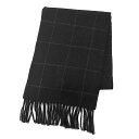 ポロ ラルフローレン マフラー ポロラルフローレン Polo Ralph Lauren PC0230 REVERSIBLE WINDOWPANE SCARF リバーシブル ウィンドーペーン スカーフ ウール ブレンド マフラー 001 BLACK ブラック