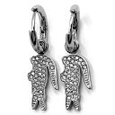 ラコステ LACOSTE ピアス アクセサリー 2040283 CROCODILE ACCESORY クロコダイル ワニ ロゴ シルバー