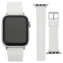ラコステ LACOSTE Apple watch strap アップルウォッチ用ストラップ 替えベルト バンド 38mm/40mm/41mm ケース対応 ベルトのみ 2050006 wwlt00079l ホワイト