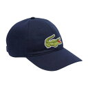 ラコステ LACOSTE キャップ 帽子 小物 アクセサリー ミドル 綿 コットン RK9871 166 レディース メンズ ユニセックス ネイビー