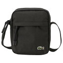 ラコステ LACOSTE バッグ 斜め掛けバッグ ショルダーバッグ NH4102 991 bblt00030m ネオクロコ バーチカルジップ カメラバッグ ワニロゴ ブラック