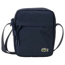 ラコステ LACOSTE バッグ 斜め掛けバッグ ショルダーバッグ NH4102 992 bblt00031m ネオクロコ バーチカルジップ カメラバッグ ワニロゴ ネイビー