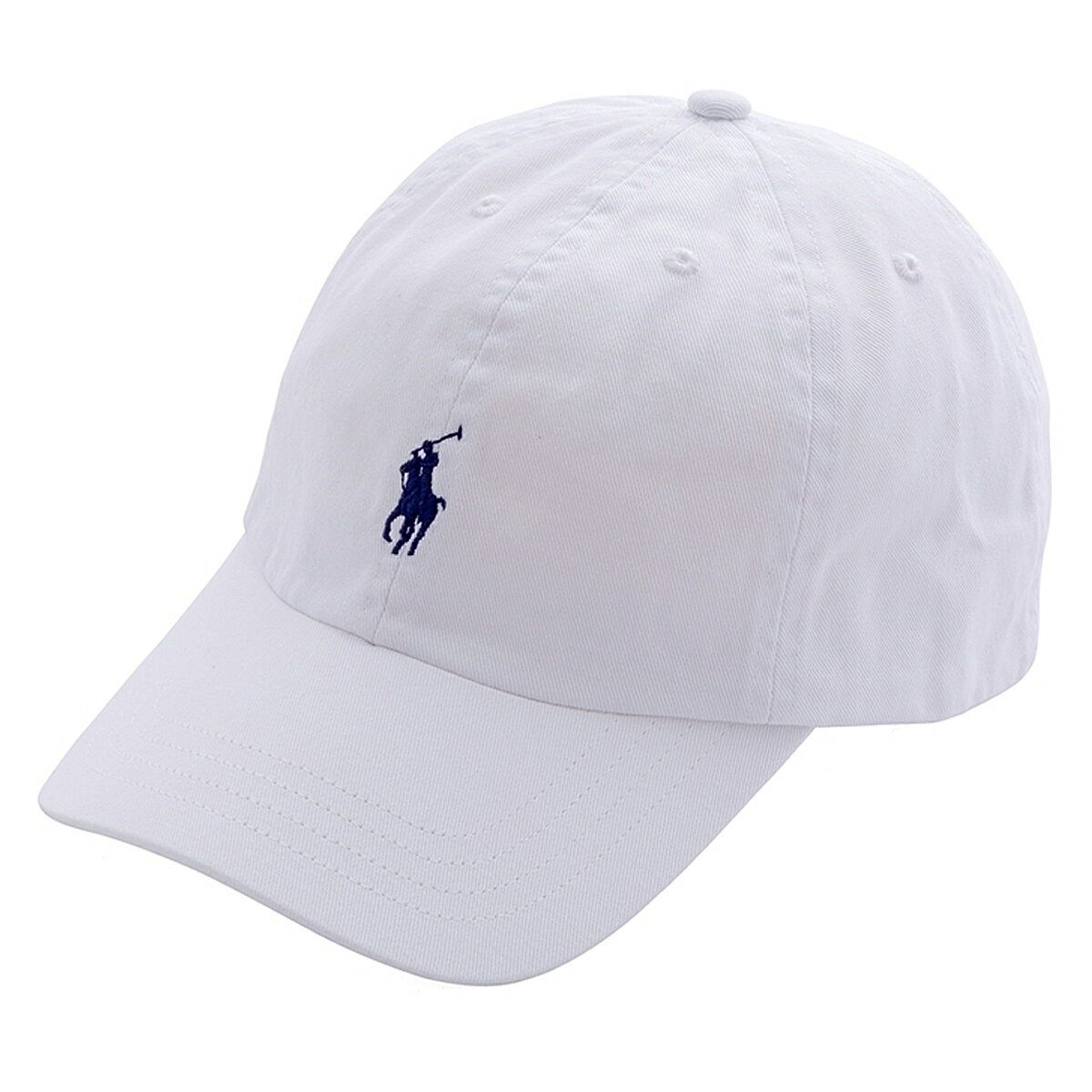 ポロ ラルフ ローレン ラルフローレン Ralph Lauren ポロラルフローレン Polo Ralph Lauren 帽子 キャップ ベースボールキャップ 323552489 001 ポロ ロゴ ホワイト＋ネイビー