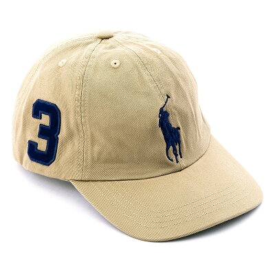 ラルフローレン Ralph Lauren ポロラルフローレン Polo Ralph Lauren 帽子 キャップ ベースボールキャップ 323785654 008 ポロ ロゴ ベージュ系+ネイビー系