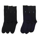 ポロ ラルフローレン POLO RALPH LAUREN 靴下 くつ下 ビジネス ソックス 3足セット 男性用靴下 3PAIRS MICROFIBER 8080...