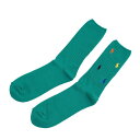 ラルフローレン Ralph Lauren ポロラルフローレン Polo Ralph Lauren 単品 メンズ 靴下 ソックス 889309 303 EMBROIDERED RAINBOW PONY SOCKS エンブロイダード レインボー ポニー ソックス GREEN グリーン