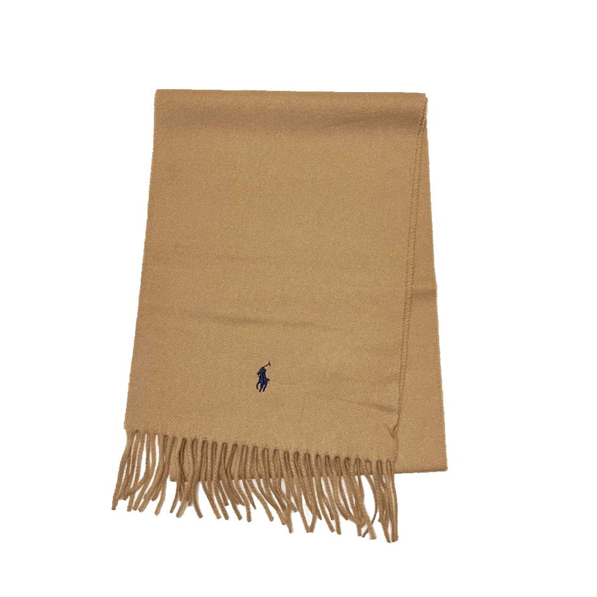 ラルフローレン Ralph Lauren ポロラルフローレン Polo Ralph Lauren マフラー PC0476 220 スカーフ ウール マフラー HONEY BROUN HT ライトブラウン系