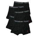 ポロ ラルフローレン POLO Ralph Lauren 肌着 ミドル ボクサーパンツ 5枚セット お買い得 パック 下着 Cotton Classic Fit NCBBP5 PBD メンズ 5_ポロ_ブラック