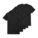 ラルフローレン Ralph Lauren クルーネック Tシャツ 5枚セット お買い得 パック 下着 NCCNP5 PBD メンズ ブラック 綿 コットン