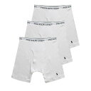 ポロ ラルフローレン POLO Ralph Lauren 肌着 ロング ボクサーパンツ 3枚セット お買い得 パック 下着 Cotton Classic Fit NCLBP3 WHD メンズ 3_ホワイト