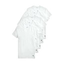 ラルフローレン Ralph Lauren 下着 アンダーウェア Vネック Tシャツ 5枚セット お買い得 パック NCVNP5 WHD メンズ ホワイト