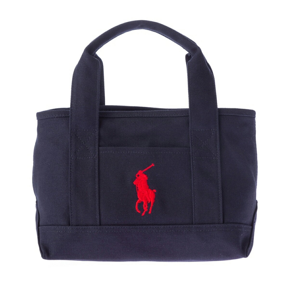 ラルフローレン Ralph Lauren ポロラルフローレン Polo Ralph Lauren バッグ RAS10085A SCHOOL TOTE SMALL II スクール トート スモール ポニー 2 ミニ トートバッグ S NAVY＋RED ネイビー＋レッド