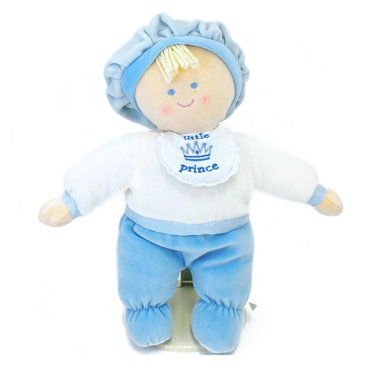 【早い者勝ち！限界価格】ラス RUSS 知育玩具 人形 ぬいぐるみ ラトル リトルプリンスラトル ブルー 28093 知育ドール ベビードール 赤ちゃんのぬいぐるみ 2