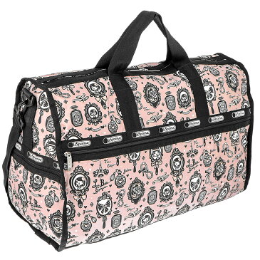 レスポートサック LeSportsac ボストンバッグ LARGE WEEKENDER 7185 D204 ラージウィークエンダー MADEMOISELLE マドマモワゼル ライトピンク系 ショルダーバッグ 新品