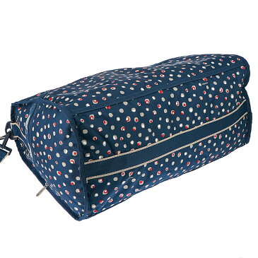 レスポートサック LeSportsac ボストンバッグ LARGE WEEKENDER 7185 D211 ラージウィークエンダー HARBOURDOT ハーバードット ブルー系ドット柄 ショルダーバッグ 新品