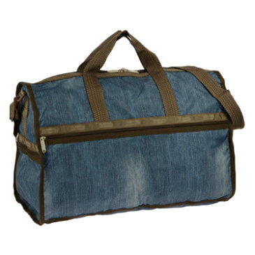 レスポートサック LeSportsac ボストンバッグ LARGE WEEKENDER 7185 D276 ラージウィークエンダー DENIM FADED デニムフェイデッド ブルー系デニム柄 ショルダーバッグ 新品
