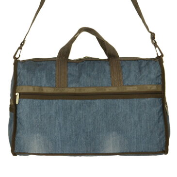 レスポートサック LeSportsac ボストンバッグ LARGE WEEKENDER 7185 D276 ラージウィークエンダー DENIM FADED デニムフェイデッド ブルー系デニム柄 ショルダーバッグ 新品