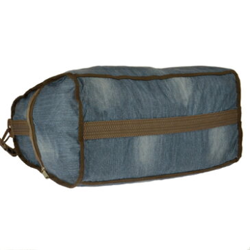 レスポートサック LeSportsac ボストンバッグ LARGE WEEKENDER 7185 D276 ラージウィークエンダー DENIM FADED デニムフェイデッド ブルー系デニム柄 ショルダーバッグ 新品