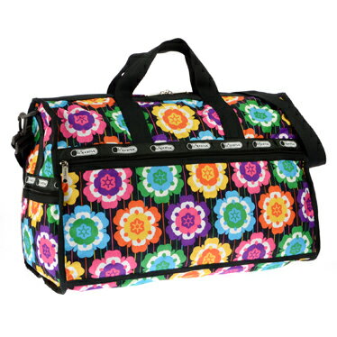 レスポートサック LeSportsac ボストンバッグ LARGE WEEKENDER 7185 D278 ラージウィークエンダー FESTA フェスタ フラワー柄マルチカラー ショルダーバッグ 新品