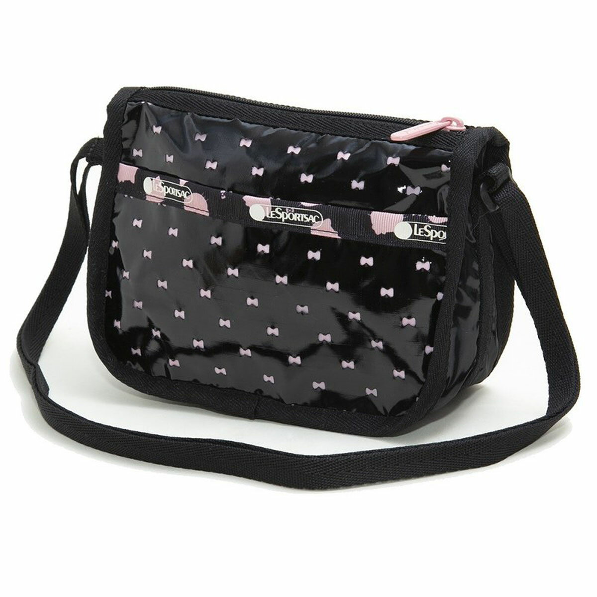 レスポートサック LeSportsac ミニバッグ 3537 G731 CLASSIC MINI HOBO クラシックミニホーボー ポシェット ポーチバッグ HELLO KITTY PERF NOIR ハローキティパーフノワール ハローキティコラボレーション