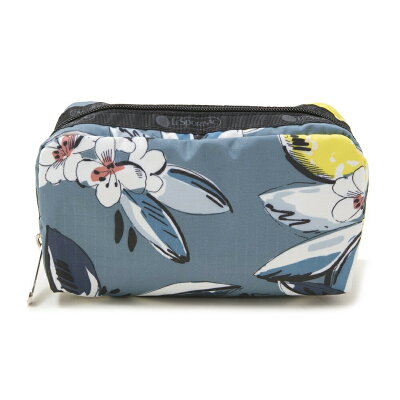 レスポートサック LeSportsac ポーチ 化粧ポーチ マルチポーチ 6511 F177 RECTANGULAR COSMETIC レクタンギュラー コスメティック LIMONE ブルーグリーン系マルチ
