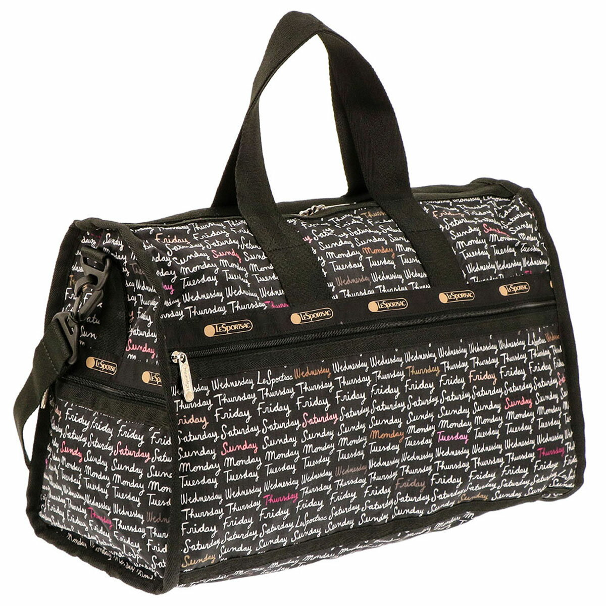 【楽天スーパーSALE対象商品】レスポートサック LeSportsac バッグ 7184 D958 MEDIUM WEEKENDER ミディアムウィークエンダー ボストンバッグ ショルダーバッグ WEEKDAZE ウィークダズ ブラック系マルチカラー