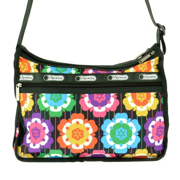 レスポートサック LeSportsac ショルダーバッグ DELUXE EVERYDAY BAG 7507 D278 デラックスエブリデイバッグ FESTA フェスタ フラワー柄マルチカラー 斜めがけバッグ 新品