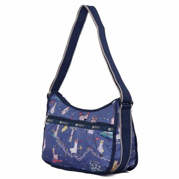 レスポートサック LeSportsac ショルダーバッグ CLASSIC HOBO 7520 F048 クラシックホーボー ALPACALAND アルパカランド ブルー系マルチカラー 斜めがけバッグ 新品