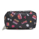 レスポートサック ポーチ（レディース） レスポートサック LeSportsac ポーチ コスメポーチ 6511 E481 RECTANGULAR COSMETIC レキュタンギュラーコスメティック STAY TRUE ブラック系マルチ