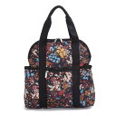 X|[gTbN LeSportsac bNTbN nhobO g[gobO 2442 E716 DOUBLE TROUBLE BACKPACK _u gu obNpbN FLORAL SPICE ubNn}`