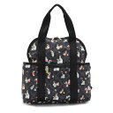 レスポートサック LeSportsac リュックサック ハンドバッグ トートバッグ 2442 U230 DOUBLE TROUBLE BACKPACK ダブル トラブル バックパック HAPPY BIRTHDAY PETER ブラック系マルチ ピーターラビット コラボレーション