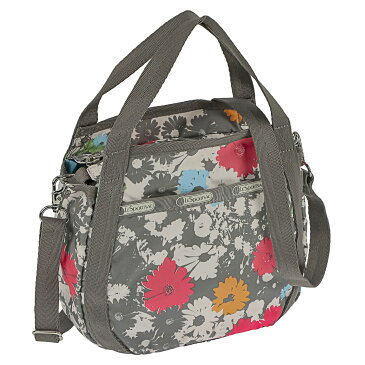 レスポートサック LeSportsac バッグ ハンドバッグ ミニ ショルダーバッグ 斜めがけバッグ 8056 D605 SMALL JENNI スモールジェニー CHROMA FLOWER グレー系マルチ