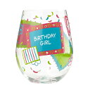 ロリータ LOLITA グラス コップ ワイングラス ステムレス 4057323 BIRTHDAY GIRL バースデーガール 誕生日 マルチカラー おしゃれ ...