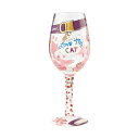ロリータ LOLITA グラス ワイングラス 6000023 LOVE MY CAT 大好きな私の愛猫 ネコ 猫 キャット ピンク系マルチ おしゃれ ブランド 新品