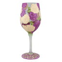 ロリータ LOLITA グラス ワイングラス 6010158 COMING UP ROSES カミング アップ ローズ バラ 花 インテリア マルチカラー おしゃれ ブランド 新品
