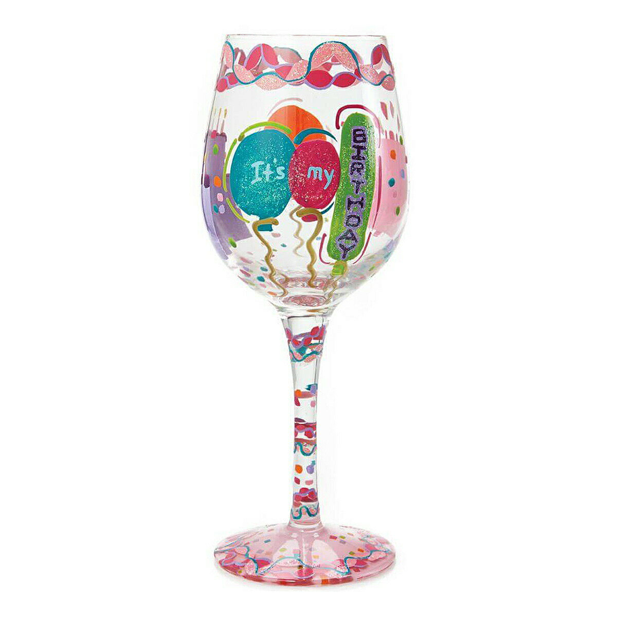 ロリータ LOLITA グラス ワイングラス GLS11-5514C IT'S MY BIRTHDAY 私の誕生日 バースデー 風船 プレゼント インテリア マ...