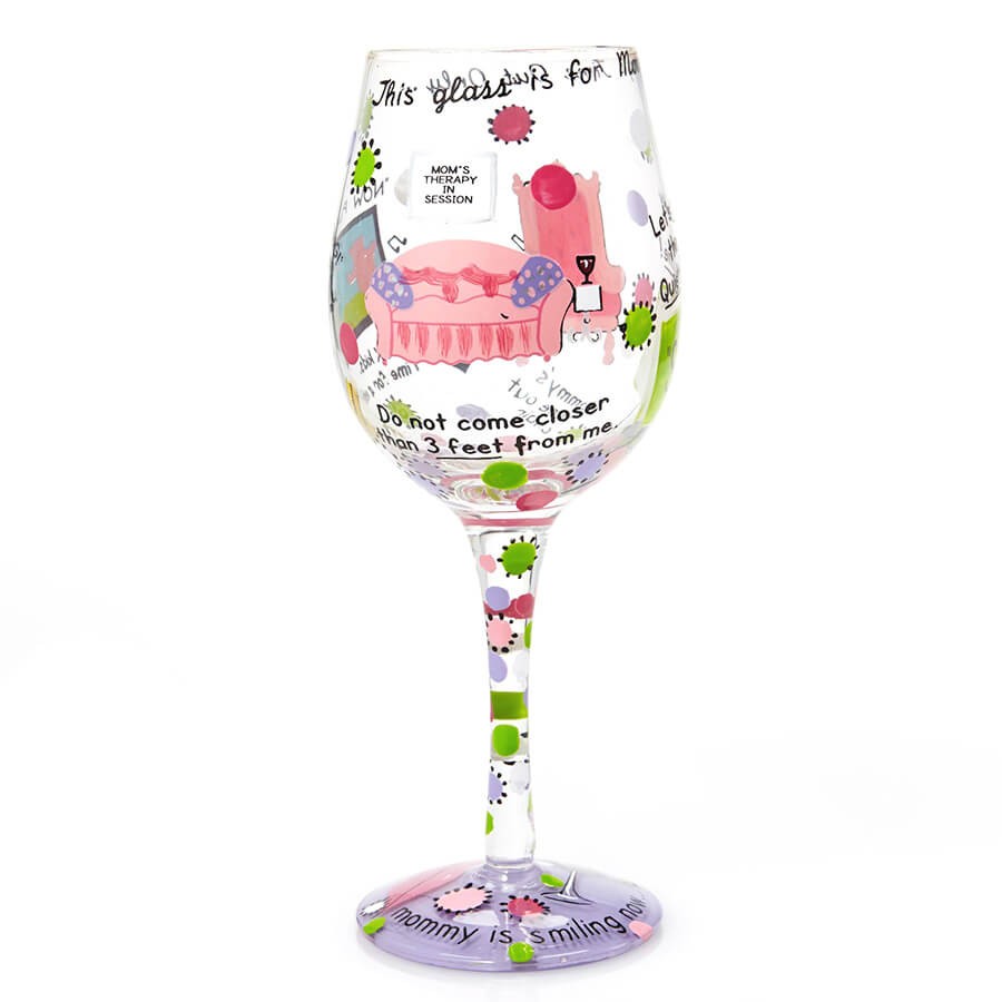 ロリータ LOLITA ワイングラス MOMMY'S TIME OUT マミーズタイムアウト GLS11-5595K 母の日 おしゃれ ブランド カラフル 結婚...