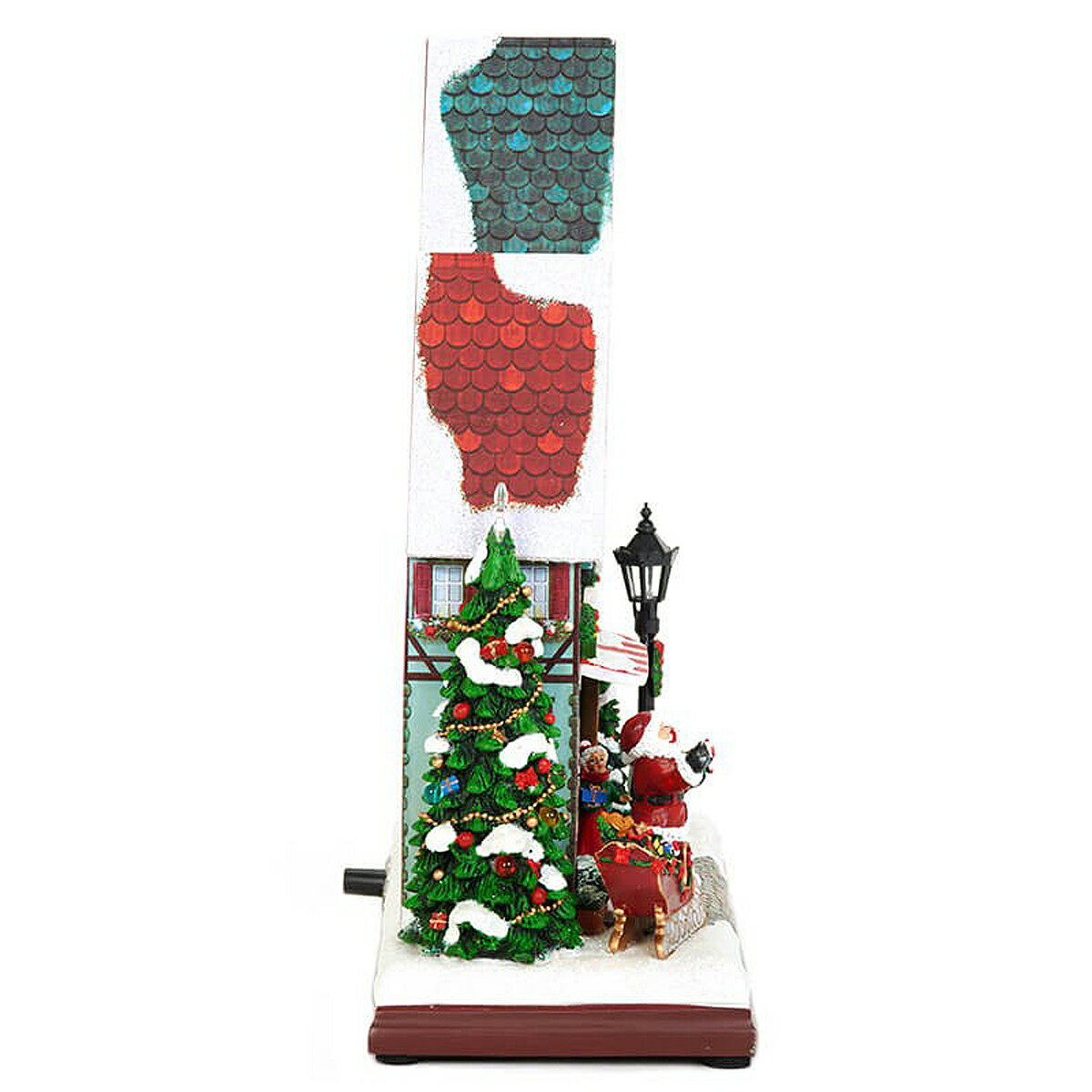 ローマン ストアフロント ミュージカルオルゴール クリスマス インテリア 雑貨 電池 ギフト プレゼント Led Salada Bowl おしゃれブランド通販