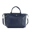 ロンシャン LONGCHAMP ハンドバッグ ショルダーバッグ 1515 737 556 LE PLIAGE CUIR ル プリアージュ キュイール NAVY ネイビー